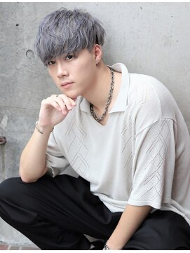 メンズフィール 心斎橋(MEN'S FEEL) アイスブルー★マッシュ