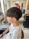 MEN'SHAIRアッシュブラックベリーショートダークアッシュ