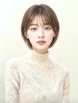 グリッター 仙台中央店(GRITTERs)&nbsp;くびレイヤーエモージュ大人可愛い20代30代40代似合わせカット