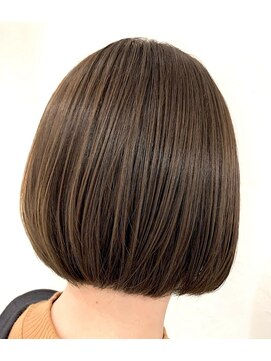 美容室 スタジアム(Stadium) 髪質改善　ワンレンボブ