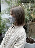 切りっぱなし×ブリーチなしダブルカラー★