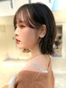 カット+全体カラー￥17050 【表参道/表参道ボブ/顔周り/顔周りボブ/前髪/ボブ