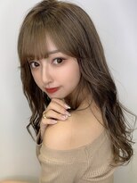 プラチナ(PLATINA) ブリーチダブルカラーレイヤーウェーブ流し前髪学割U24