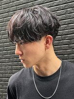 メンズマッシュツーブロック韓国カットメンズサロンスパイラル