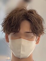 バース バイ ハピネス(BIRTH by happiness)&nbsp;波巻きパーマセンターパートメンズパーマ