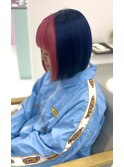 デザインカラー/ツートーンカラー/ハイトーン/ピンク/ネイビー