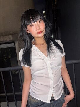 ジーナ(XENA) 顔型別ヘアスタイル特集　ブリーチで落ちる黒