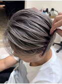 メンズハイライトバレイヤージュメッシュ
