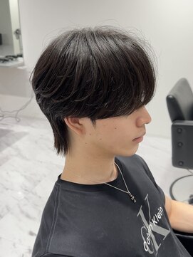 曲がる縮毛矯正専門 バイ レイズルーツ 名駅(曲がる縮毛矯正専門 by RAYS ROOTS) 韓国シースルーマッシュ