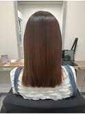 おさまり抜群。髪質改善ストレート。