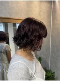 ♪朝のセットの時短に!ボブパーマスタイル