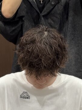 アンダーバーホワイト 広島 並木店(_WHITE) シャドウパーマ×メンズパーマ×メンズ【広島】