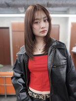 ニコ トウキョウ 渋谷(nico TOKYO)&nbsp;グレージュ韓国ミディアムボブレイヤーウルフボブレイヤーカット