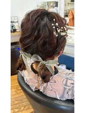結婚式お呼ばれhair