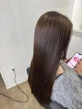 【miyon】韓国レイヤーカット×暗髪カラー×髪質改善