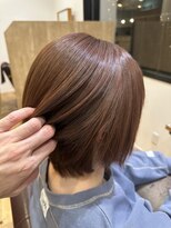 テラスヘア 三条(TERRACEhair) 冬におすすめ|柔らかツヤのピンクブラウン