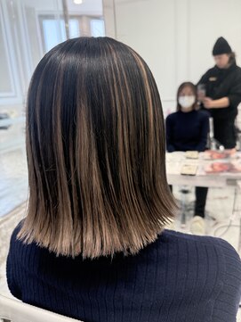 ニューヨークニューヨーク 松井山手店(NYNY) ベージュインナーカラー