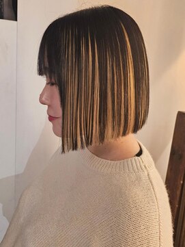 ブロック ジャポン(bloc japon) 色でのコントラストモードボブ