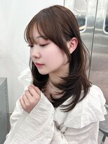 アルバム 渋谷パルコ(ALBUM)&nbsp;ミディアム前髪カットダークアッシュ_F31339