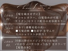 ヘアー ルクス(hair Lux)の雰囲気（国際商標登録取得のダメージレスカラーを是非ご体験下さい。）