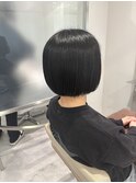 まとまり抜群ミニボブ
