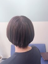 マテカ ヘアー(mateca hair) ショートボブ×ハイライト