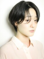 メリケンビューティーパーラー コウベ(MERICAN BEAUTY PARLOR KOBE) 大人ショートセンターパート40代50代60代白髪染め似合わせカット