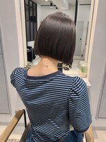 フォト 新宿三丁目(foto) 髪質改善縮毛矯正地毛風ストレート切りっぱなしボブ