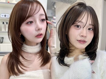 サンドレオ 新宿店(sand Leo)の写真/骨格や雰囲気に合わせた似合わせレイヤーが得意です♪柔らかいレイヤーで、巻くだけでも可愛いスタイルに◎