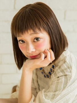 ヘアメイク フレンシア(hair make flencia) 王道ボブ×シースルーバング