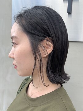 スリー バイ ベルベット 博多(THREE... by velvet) ディープブルーブラック