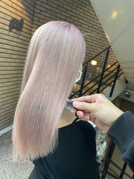 ラフ 難波店(LAFF) #黒髪#ボブルフ#ネビージュ#小顔#ワンレン