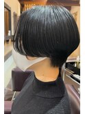 2022春夏!!暗髪のナチュラルショート!