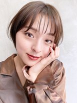 アイティーバイアルバム 藤沢店(IT by ALBUM)&nbsp;ナチュラルショート_アースカラーくびれヘアツートン_48548