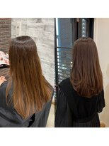 ディッシュ 五反田(dish)&nbsp;美艶髪/ワンカール/透明感チョコレートブラウン★五反田駅美容院