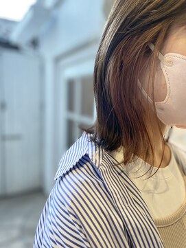 フラット 千葉(Flat.) イヤリングカラー/ミディアムボブ【千葉】