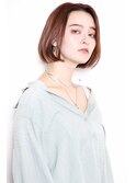 大人ガーリーチョコレートボブ
