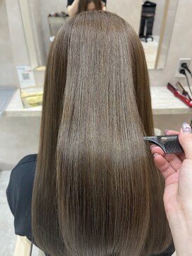 ジーナ 本八幡(Zina) ナチュラルマロンベージュ×髪質改善