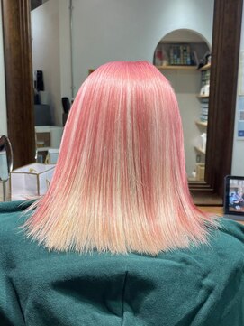 ロア 福岡天神本店(LORE) ダブルカラーベージュカラーケアブリーチカラーハイトーンカラー