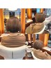【脱白髪染め】カット＋ノンダメージカラー＋ハイライト ￥16192