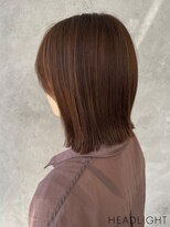 アーサスバイヘッドライト 仙台長町店(ursus by HEADLIGHT)&nbsp;切りっぱなしミディアム×チョコレートカラー