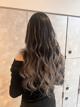 ガルボヘアー 名古屋栄店(garbo hair) #プルエクステ#エクステ#バレイヤージュ#ハイトーン#ギャル