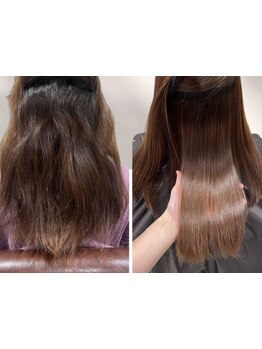 ダメージレスでヘアデザインも自由自在♪[髪質改善/白髪ぼかし/マンツーマン]