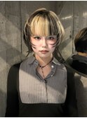 【mai】ボブレイヤーブラックカラーデザインカラーローライト