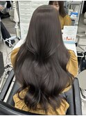 ココアブラウン  ラベンダー 透明感カラー