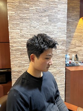 アールドボーテ 理容室(R de Beaute) 【ピンパーマ】 銀座スパイキーショート  理容室 メンズ