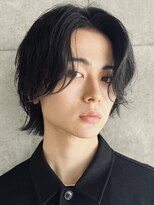 バイフィフス 原宿/表参道(by fifth)&nbsp;ナチュラルセンターパート七三分けニュアンスパーマカルマパーマ