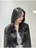 ワンホンヘア/レイヤーカット/網紅ヘア／韓国ヘア/黒髪