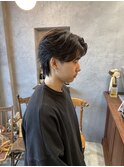 【萩原】センターパート/フェザーパーマ/毛流れパーマ/メンズ