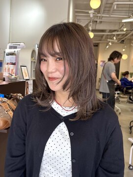 ラック 津田沼(LUCK) オリーブベージュ/ダブルカラーインナーカラーケアブリーチ